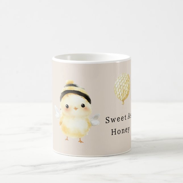 Caneca De Café Doce como Favo de Mel de Frango Balão (Centro)