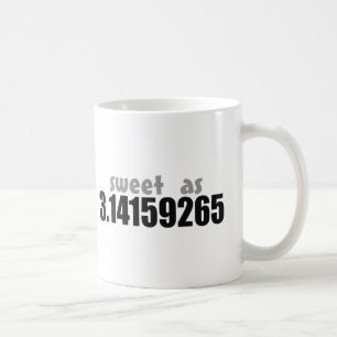 Caneca De Café Doce como o Pi