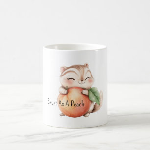 Caneca De Café Doce como um Pêssego