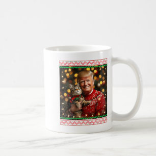 Caneca De Café Doce De Natal Engraçado Para Os Pássaros Gatos