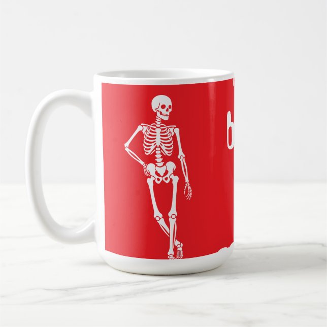 Caneca De Café Doce Design Assustador de Halloween (Esquerda)