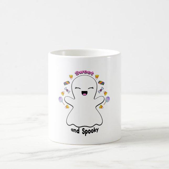 Caneca De Café Doce e Assustador! (Centro)