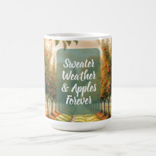 Caneca De Café Doce e Maçãs Para Sempre  