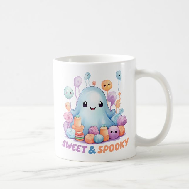 Caneca De Café Doce e Spooky (Direita)