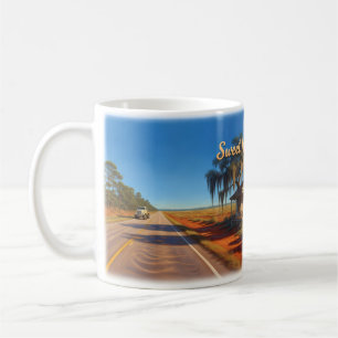 Caneca De Café Doce Lar Alabama, retorno ao lar sulista, terra ve