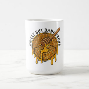 Caneca De Café Doce Mas Perigoso Favo de Mel Vintage