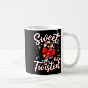 Caneca De Café Doce Mas Torta Engraçado Natal Cane Xmas