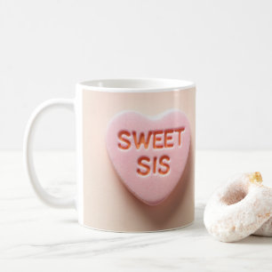 Caneca De Café Doce Sis Candy Heart