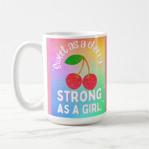 Caneca De Café Doce uma cereja