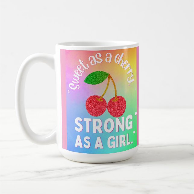 Caneca De Café Doce uma cereja (Esquerda)