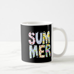 Caneca De Café Doce Verão Tempo Vibrações de Verão Mulheres Crian