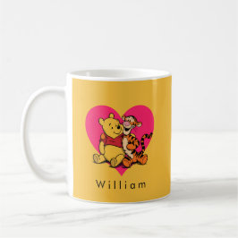 Caneca De Café Doce Winnie the Pooh & Tigger