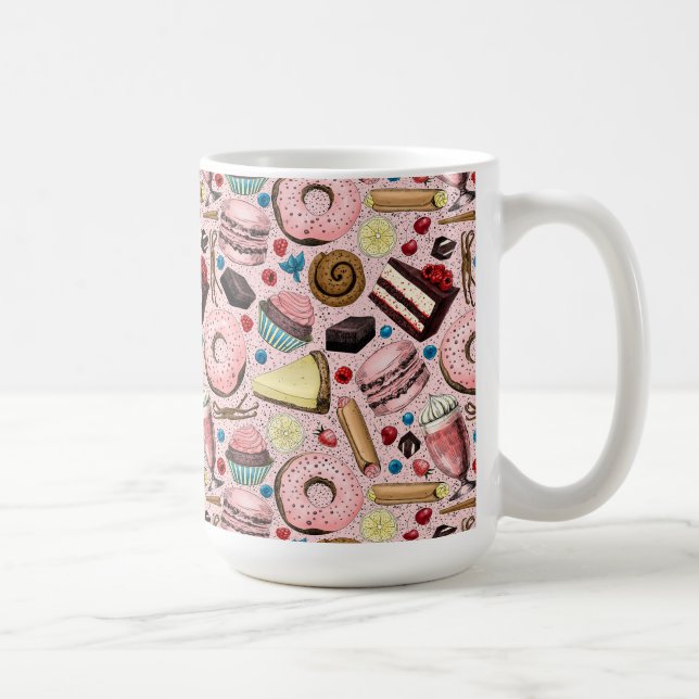 Caneca De Café Doces a rosa (Direita)