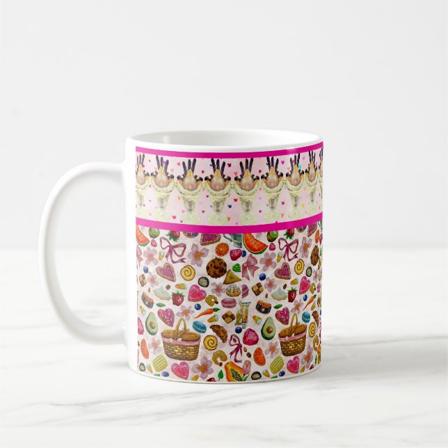 Caneca De Café Doces Confeções de Massa Folhada (Esquerda)