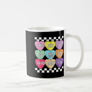 Caneca De Café doces corações do dia dos namorados sejam corações