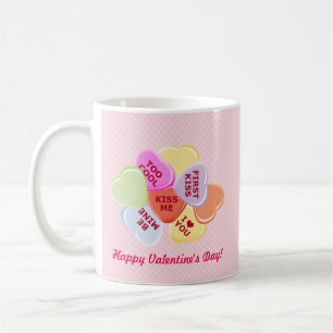 Caneca De Café Doces Dias de os namorados Cardíacos