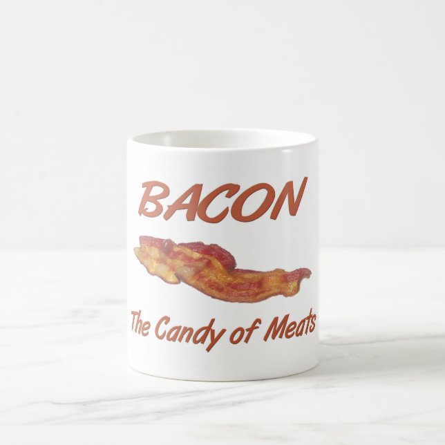 Caneca De Café Doces do bacon das carnes (Centro)