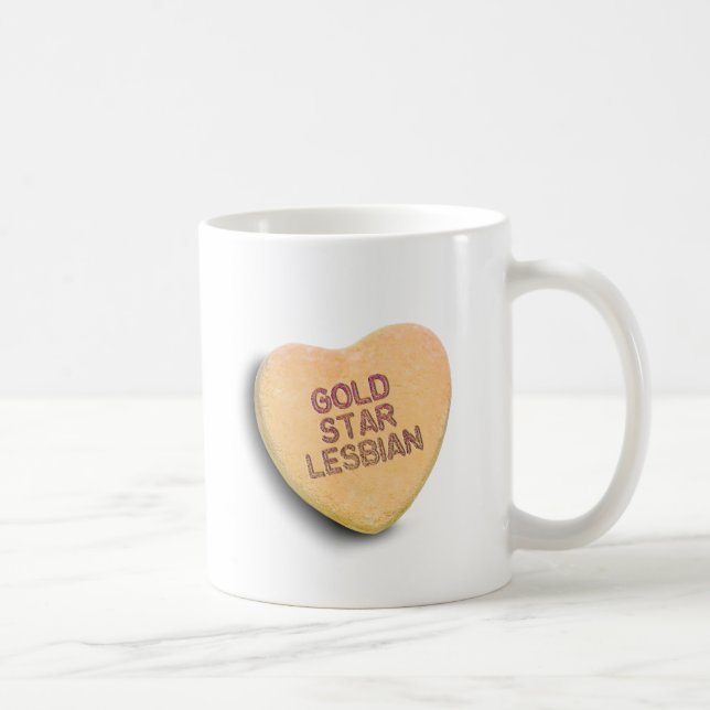 CANECA DE CAFÉ DOCES DOURADOS DA LÉSBICA DA ESTRELA (Direita)