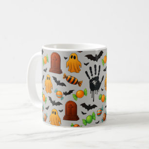 Caneca De Café Doces e Sombras Spooky