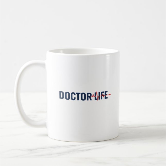 Caneca De Café Doctor Life (Esquerda)