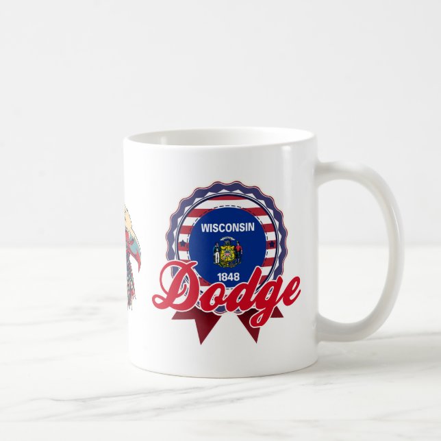 Caneca De Café Dodge, WI (Direita)