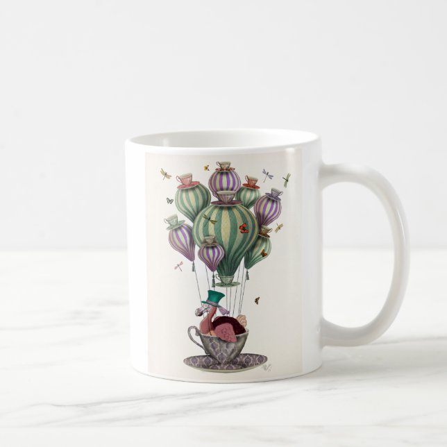 Caneca De Café Dodo Balloon com Dragonflies (Direita)