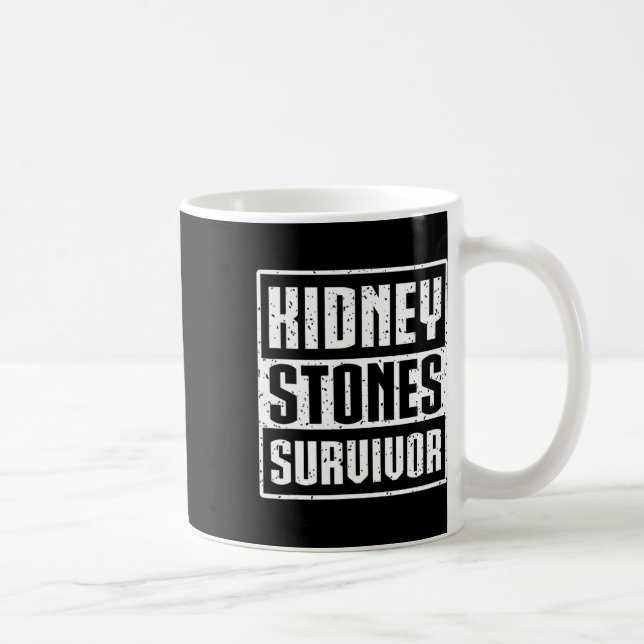 Caneca De Café Doente com transplante renal - Sobrevivência dos c (Direita)