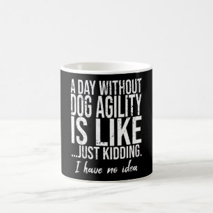 Caneca De Café Dog Agle presente esportivo engraçado