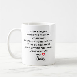 Caneca De Café Dog Groomer Mug, Dog Groomer Gift For Dog Groomer 