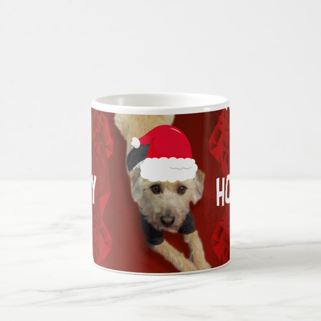 Caneca De Café Dog Happy Holiday Mug (Centro)