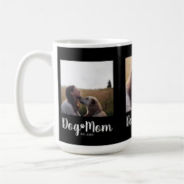 Caneca De Café Dog Mom Established Script Black 3 Photo