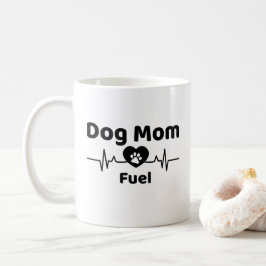 Caneca De Café Dog Mom Fuel Mug