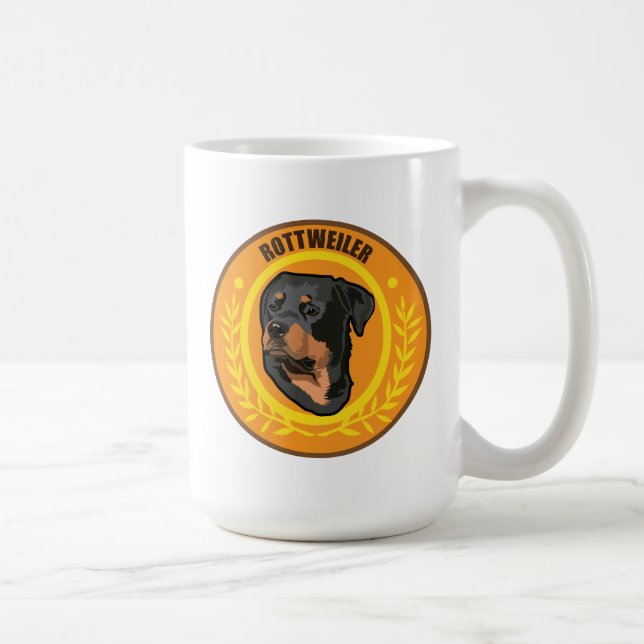 Caneca De Café Dog ROTTWEILER (Direita)