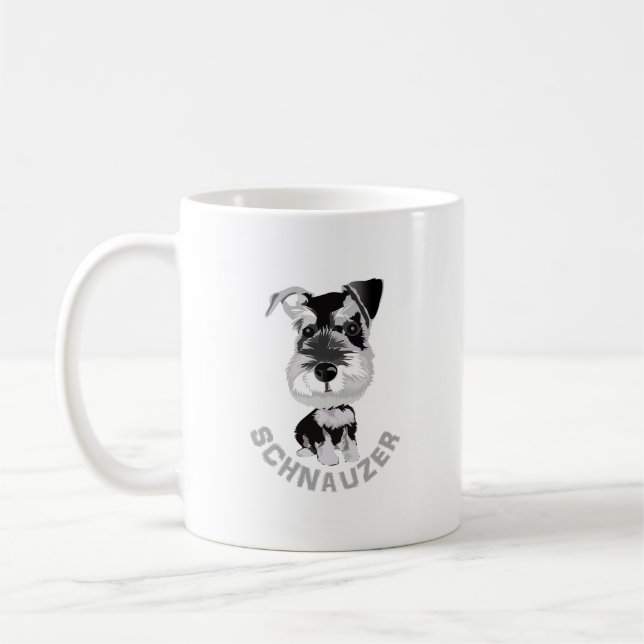 Caneca De Café Dog Schnauzer (Esquerda)