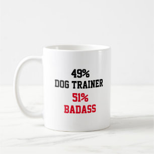 Caneca De Café Dog Trainer Badass