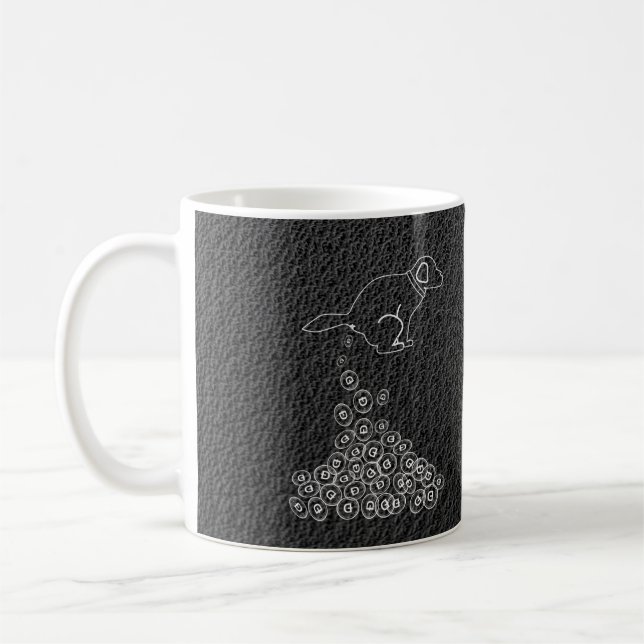 Caneca De Café dogecoinas de fazer de cão (Esquerda)