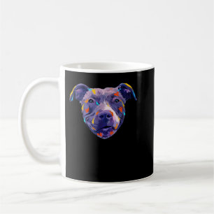 Caneca De Café Doggie Pet Dog Owner Dog Lover Pitbull Watercolor 