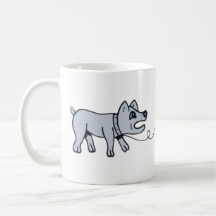 Caneca De Café Doggy Walkies.