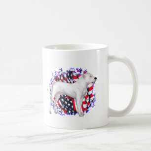 Caneca De Café Dogo Argentino Patriot