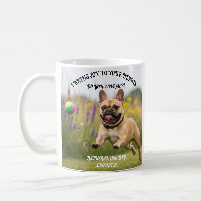 Caneca De Café Dogs' Day Out: Fun Design for National Dog Day on  (Esquerda)
