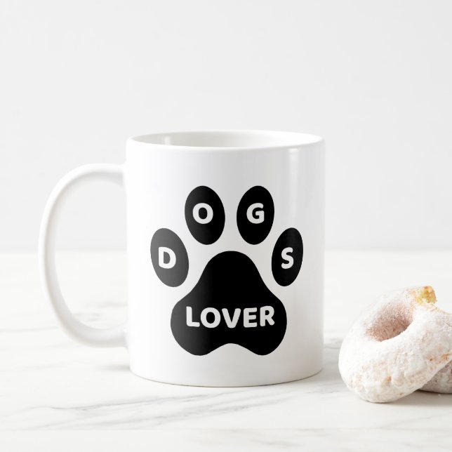 Caneca De Café Dogs Lover Coffee Mug (Com Donut)