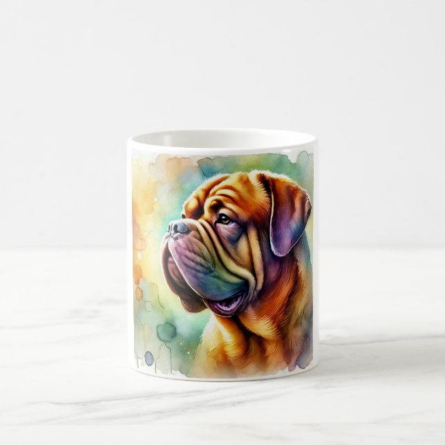 Caneca De Café Dogue de Bordeaux 150624AREF101 - Watercolor (Centro)