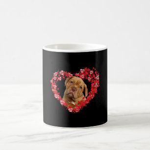 Caneca De Café dogue de bordeaux coração presente para amantes de