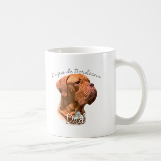 Caneca De Café Dogue de Bordeaux Pai 2 (Direita)