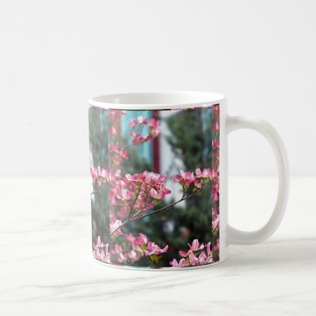 Caneca De Café Dogwood Rosa (Direita)