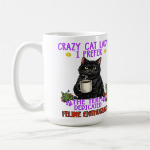 Caneca De Café doida por gatos?