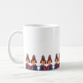 Caneca De Café Doida senhora dos gatos Passarinho