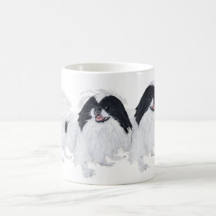 Caneca De Café Dois Cães Japoneses Chin