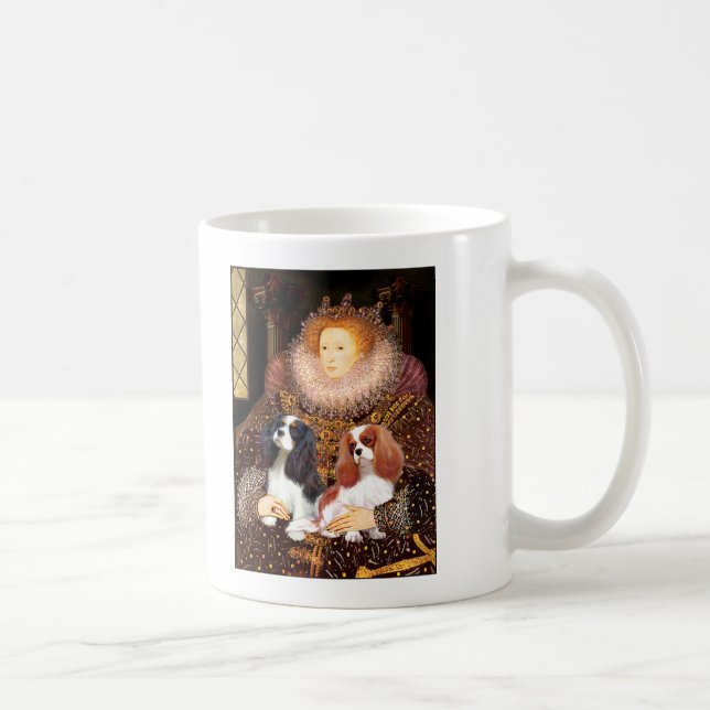 Caneca De Café Dois Cavalheiros / Rainha (Direita)