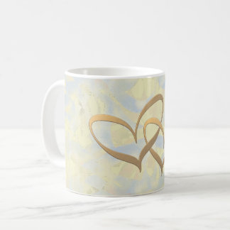 Caneca De Café Dois corações